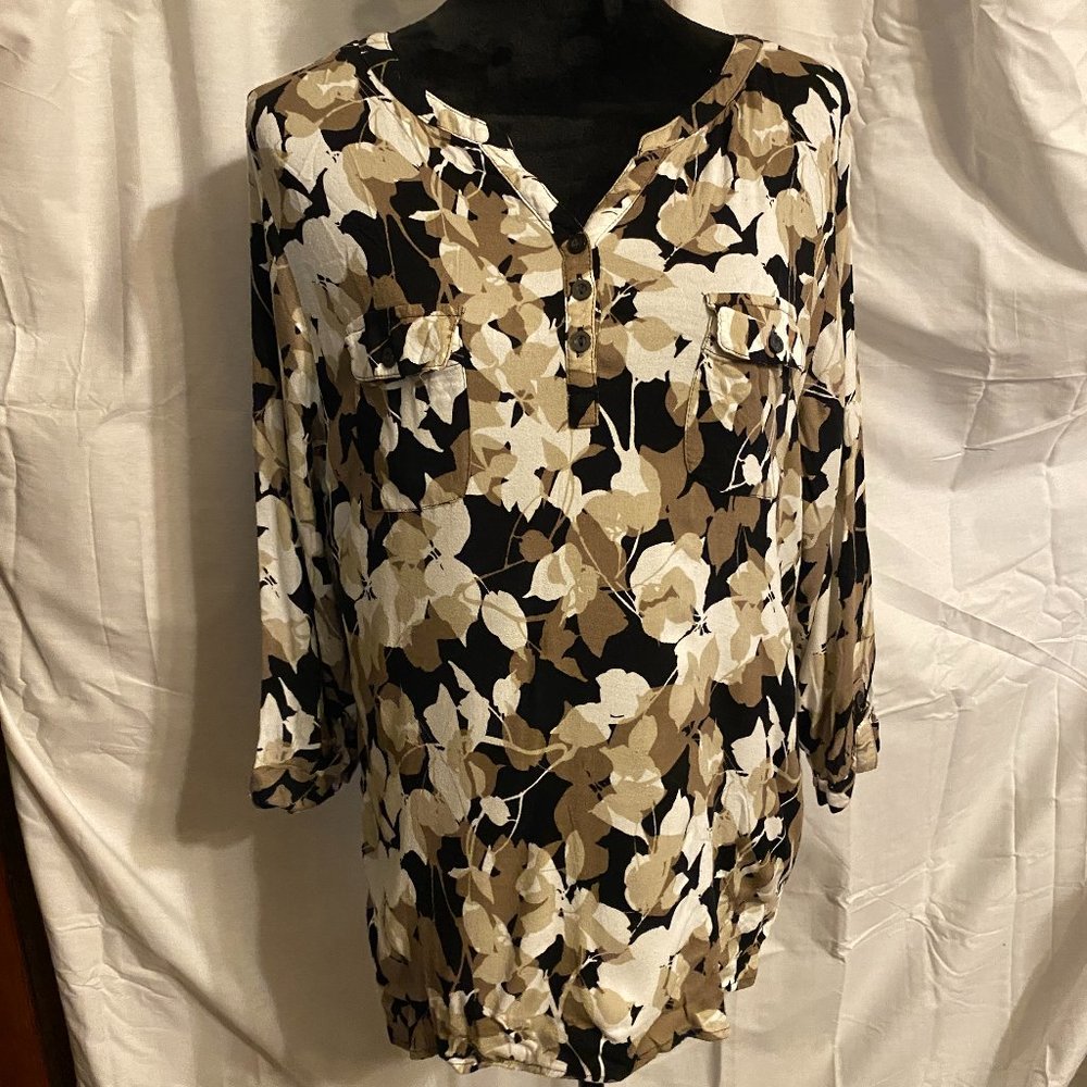 Croft & Barrow Floral Blouse | L